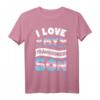 I Love My Transgender Son LGBT Pride Flag Trans Mom Dad T-Shirt - Supportive Parental Pride & Equality Shirt für LGBT Awareness & Parades