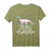 Trans Saur Transexual Dinosaur T-Shirt mit Trans Pride Flagge – Unterstütze die LGBTQ Community mit Stolz und Einigkeit