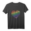 Buntes Regenbogen Queer Community Herz Tank Top – Stolz zeigen, LGBTQ+ Support & Pride Festival Outfit
