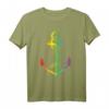Anker Regenbogen CSD LGBT Farb T-Shirt – Lustiges Queer Supporter Shirt für Lesben, Schwule, Trans und Intersexuelle