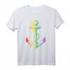 Anker Regenbogen CSD LGBT Farb T-Shirt – Lustiges Queer Supporter Shirt für Lesben, Schwule, Trans und Intersexuelle