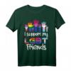 I Support My LGBT Friends Ally T-Shirt - Unterstützung für LGBTQ Gemeinschaft, Gleichheit & Toleranz