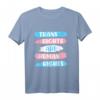Trans Rights are Human Rights T-Shirt – Unterstütze Transgender & Transsexuelle mit coolem LGBT Pride Design, ideales Geschenk für Freunde & Anhänger