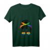 Damen Regenbogen Dutt Schwul Homo Outfit LGBT Gay Homosexualität T-Shirt mit V-Ausschnitt – Lustiges Pride & Equality Shirt für Lesben, Schwule & Queere
