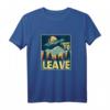 Alien & UFO Geschenk für Alien Liebhaber - Humoriges T-Shirt für Weltraum- und Sci-Fi Fans, perfekt zum Verlassen des Planeten
