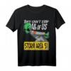 They Can't Stop All of Us Running Alien Storm Area 51 T-Shirt – Lustiges Alien-Shirt für UFO-Fans, Verschwörungstheoretiker & Meme-Liebhaber