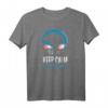 Keep Calm Alien Kopf UFO T-Shirt – Lustiges Weltraum-Design, perfekte Geschenkidee für UFO- und Alien-Fans