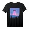 Vaporwave UFO | Synthwave Alien Retro Glitch 90er T-Shirt für Fans von 80er/90er Aesthetic & Außerirdischen