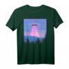 Vaporwave UFO | Synthwave Alien Retro Glitch 90er T-Shirt für Fans von 80er/90er Aesthetic & Außerirdischen