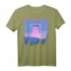 Vaporwave UFO | Synthwave Alien Retro Glitch 90er T-Shirt für Fans von 80er/90er Aesthetic & Außerirdischen