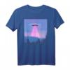 Vaporwave UFO | Synthwave Alien Retro Glitch 90er T-Shirt für Fans von 80er/90er Aesthetic & Außerirdischen