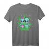 Ufo Alien Marijuana High Kush T-Shirt – Lustiges Alien Joint Design für Kiffer und Marihuana-Fans
