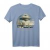Wir sind nicht alleine - Ufo Alien Schiffe T-Shirt mit Ancient Visit Motiv für Sci-Fi Fans und Alien-Glaubende