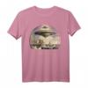 Wir sind nicht alleine - Ufo Alien Schiffe T-Shirt mit Ancient Visit Motiv für Sci-Fi Fans und Alien-Glaubende