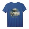 Wir sind nicht alleine - Ufo Alien Schiffe T-Shirt mit Ancient Visit Motiv für Sci-Fi Fans und Alien-Glaubende