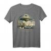 Wir sind nicht alleine - Ufo Alien Schiffe T-Shirt mit Ancient Visit Motiv für Sci-Fi Fans und Alien-Glaubende