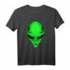 Buntes Alien Head T-Shirt für Raves & Partys – Trendiges UFO Design, perfektes Geschenk für Nachtliebhaber