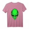 Buntes Alien Head T-Shirt für Raves & Partys – Trendiges UFO Design, perfektes Geschenk für Nachtliebhaber
