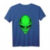 Buntes Alien Head T-Shirt für Raves & Partys – Trendiges UFO Design, perfektes Geschenk für Nachtliebhaber