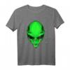 Buntes Alien Head T-Shirt für Raves & Partys – Trendiges UFO Design, perfektes Geschenk für Nachtliebhaber