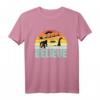 Believe Santa Claus Bigfood Nessie UFO Retro Sonnenuntergang - Lustiges Mythos T-Shirt für Partys, Weihnachten & besondere Anlässe