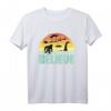 Believe Santa Claus Bigfood Nessie UFO Retro Sonnenuntergang - Lustiges Mythos T-Shirt für Partys, Weihnachten & besondere Anlässe