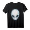 Alien Glitch Art Sci-Fi Outer Space UFO Verschwörungstheorie T-Shirt – Futuristisches Design für Sci-Fi und Horror Fans, ideal für Conventions