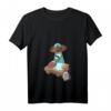 Damen Sushi wird von einem außerirdischen UFO entführt T-Shirt mit V-Ausschnitt – Lustiges japanisches Sushi Design für Feinschmecker und Humorliebhaber