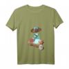 Damen Sushi wird von einem außerirdischen UFO entführt T-Shirt mit V-Ausschnitt – Lustiges japanisches Sushi Design für Feinschmecker und Humorliebhaber