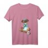 Damen Sushi wird von einem außerirdischen UFO entführt T-Shirt mit V-Ausschnitt – Lustiges japanisches Sushi Design für Feinschmecker und Humorliebhaber