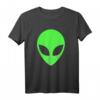 Grüner Alien Kopf - Alien T-Shirt für Weltraum- und UFO-Fans, Geschenkidee für Männer, Frauen und Kinder