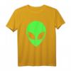 Grüner Alien Kopf - Alien T-Shirt für Weltraum- und UFO-Fans, Geschenkidee für Männer, Frauen und Kinder