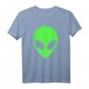 Grüner Alien Kopf - Alien T-Shirt für Weltraum- und UFO-Fans, Geschenkidee für Männer, Frauen und Kinder