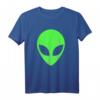 Grüner Alien Kopf - Alien T-Shirt für Weltraum- und UFO-Fans, Geschenkidee für Männer, Frauen und Kinder