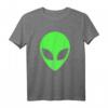 Grüner Alien Kopf - Alien T-Shirt für Weltraum- und UFO-Fans, Geschenkidee für Männer, Frauen und Kinder