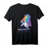 Witziges Verrücktes Regenbogen Kuh UFO Space Design T-Shirt – Humorvolles Geschenk für Freunde & Fans von Alien und Kuh Motiven