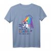 Witziges Verrücktes Regenbogen Kuh UFO Space Design T-Shirt – Humorvolles Geschenk für Freunde & Fans von Alien und Kuh Motiven