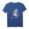 Witziges Verrücktes Regenbogen Kuh UFO Space Design T-Shirt – Humorvolles Geschenk für Freunde & Fans von Alien und Kuh Motiven