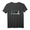 Alien Überqueren die Straße Ufo Weltraum T-Shirt - Originelles Sci-Fi Design für Herren und Damen