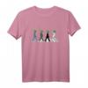 Alien Überqueren die Straße Ufo Weltraum T-Shirt - Originelles Sci-Fi Design für Herren und Damen