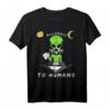 Allergic To Humans Lustiges Alien Ufo Schnupfen T-Shirt – Witziges Sci-Fi Geschenk für Freunde & Familie
