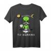 Allergic To Humans Lustiges Alien Ufo Schnupfen T-Shirt – Witziges Sci-Fi Geschenk für Freunde & Familie