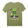 Allergic To Humans Lustiges Alien Ufo Schnupfen T-Shirt – Witziges Sci-Fi Geschenk für Freunde & Familie