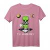 Allergic To Humans Lustiges Alien Ufo Schnupfen T-Shirt – Witziges Sci-Fi Geschenk für Freunde & Familie