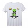 Allergic To Humans Lustiges Alien Ufo Schnupfen T-Shirt – Witziges Sci-Fi Geschenk für Freunde & Familie