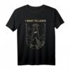 Funny Alien UFO T-Shirt - I Want To Leave Alien Abduction Geschenk für Sci-Fi & UFO Fans, Alien & Mars Liebhaber, Paranormale Enthusiasten