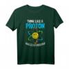 Think Like A Proton And Stay Positive - Lustiges Science Nerd T-Shirt für Wissenschaftler, Lehrer & Chemie-Fans als Geschenk