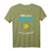 Think Like A Proton And Stay Positive - Lustiges Science Nerd T-Shirt für Wissenschaftler, Lehrer & Chemie-Fans als Geschenk