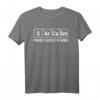 Sarcasm Primary Elements Of Humor Funny Chemistry T-Shirt – Perfekt für Chemie-Liebhaber, Schüler, Lehrer und Wissenschaftler