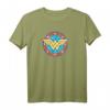 DC Wonder Woman-Logo Hoodie im Used-Look - Offiziell lizenzierter Superhelden Pullover für Fans und Geschenkideen